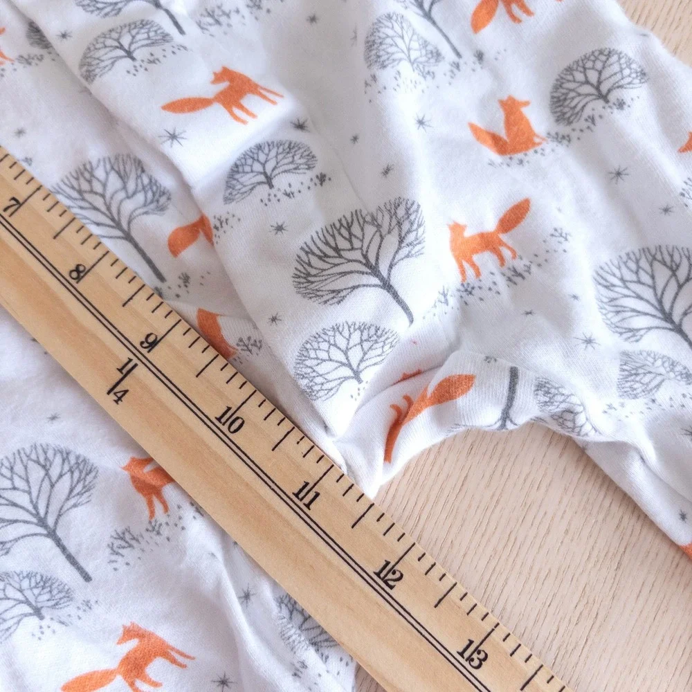 Magnetic Me Footie White Fox Woodland Organic Cotton Baby 0-3 Months